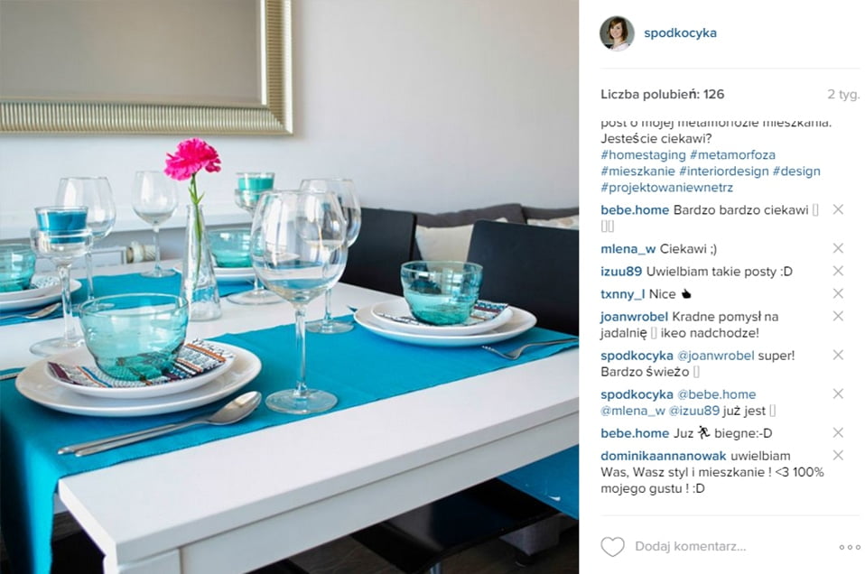 homestaging turquoise
