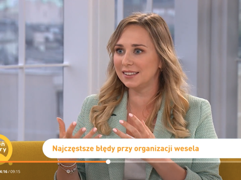 Agnieszka Kudela Dzień dobry TVN Błędy w organizacji ślubu