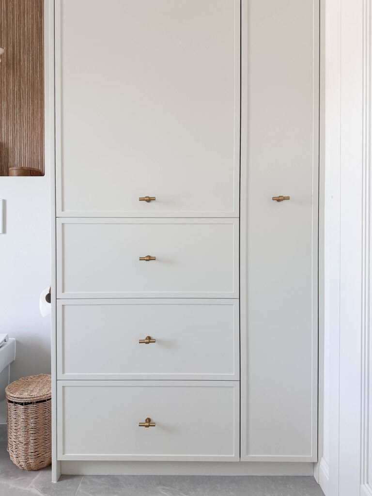 Uchwyt meblowy Tbar GM119 mosiężny AM Interiors