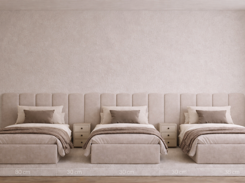 mały pokój dla 3 dzieci